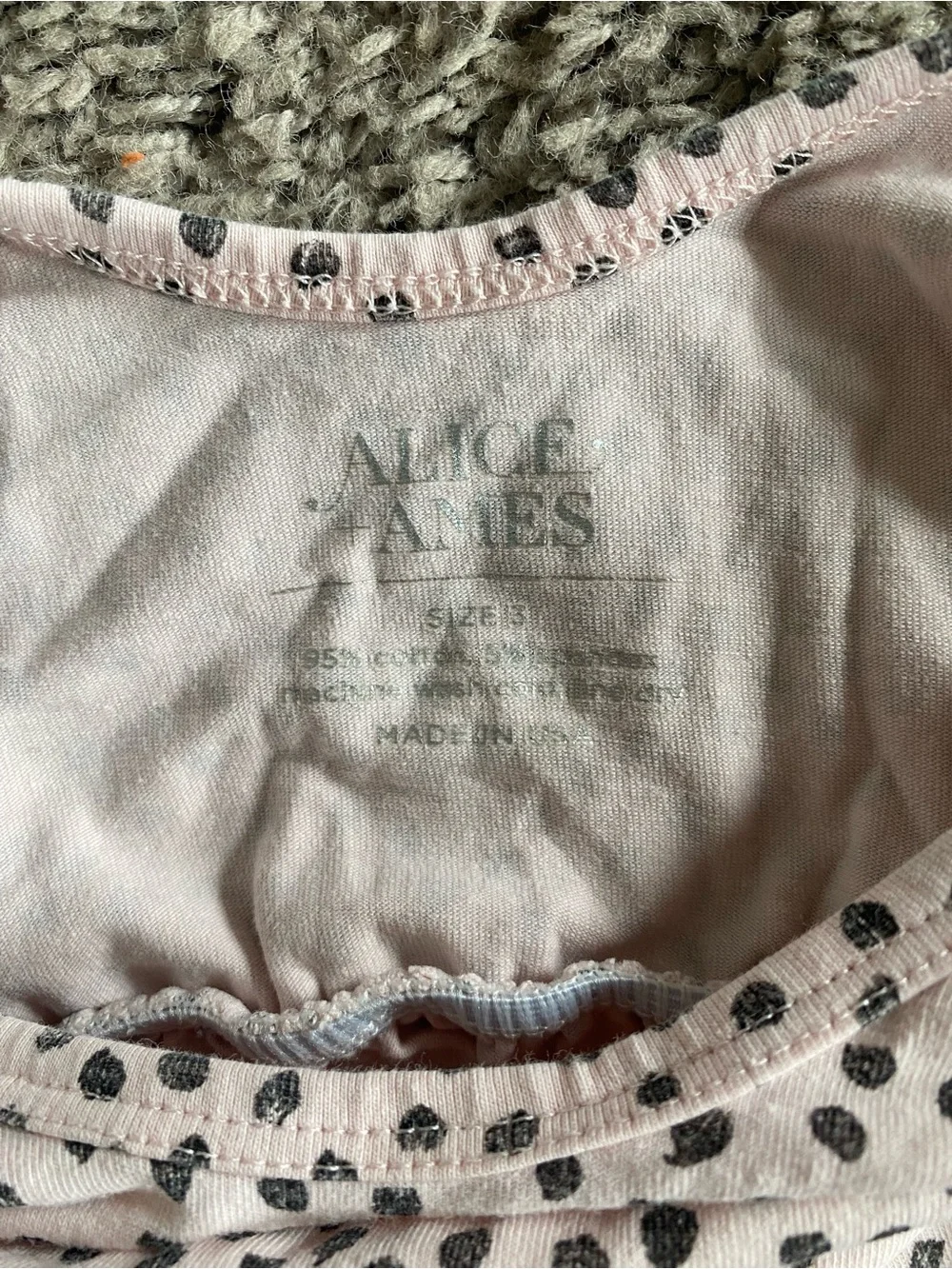 Pink polka dot Alice and Ames swing dress